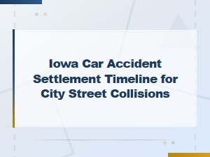 Iowa City Street Collision Settlement Timeline